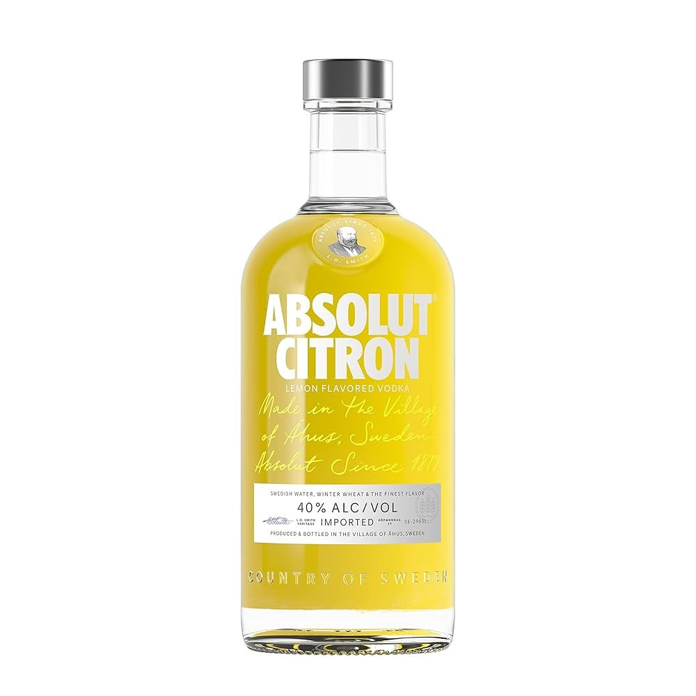 Absolut Citron Lemon Flavoured Premium Vodka 700ml