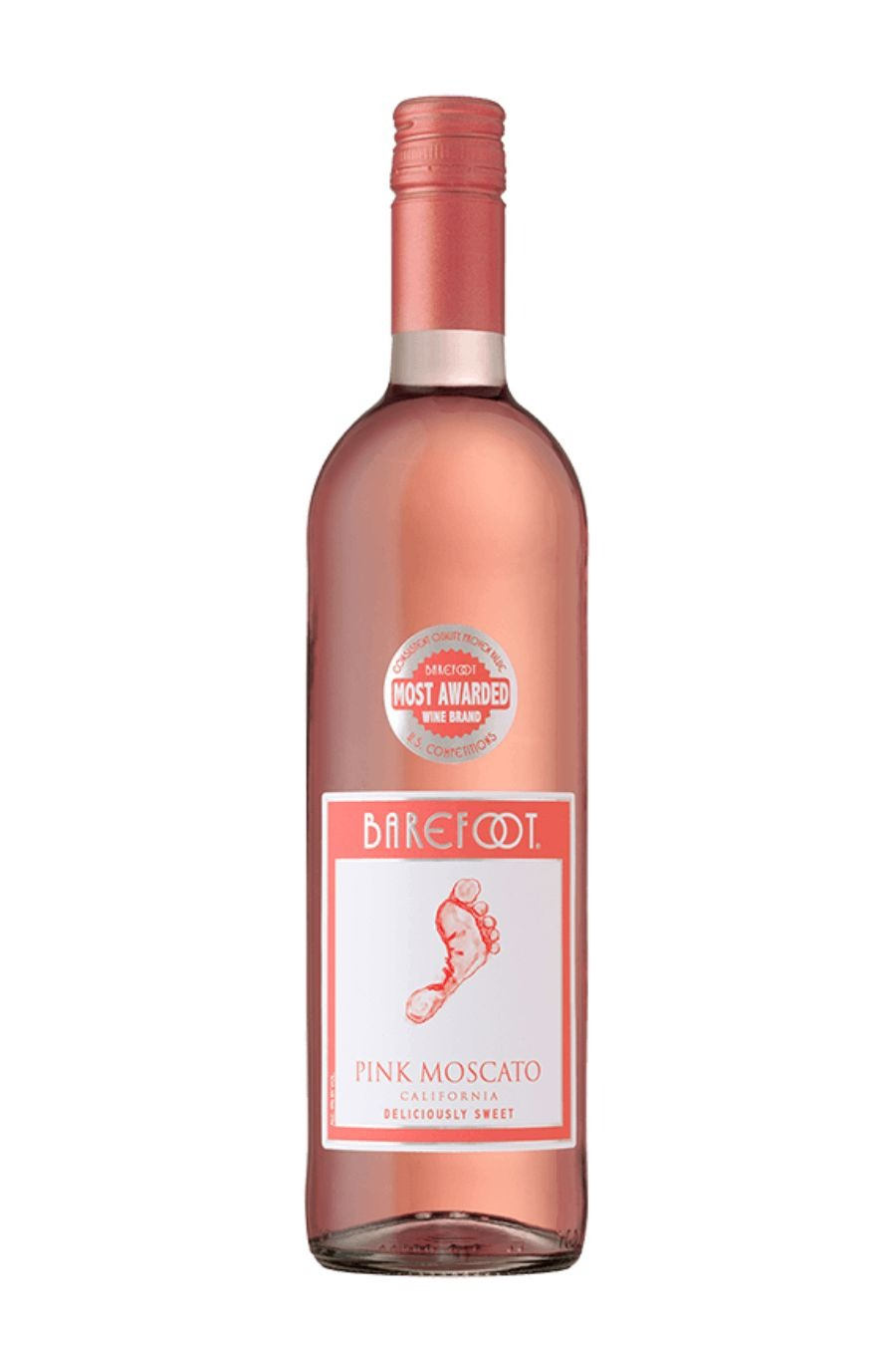 Barefoot Pink Moscato 750ml