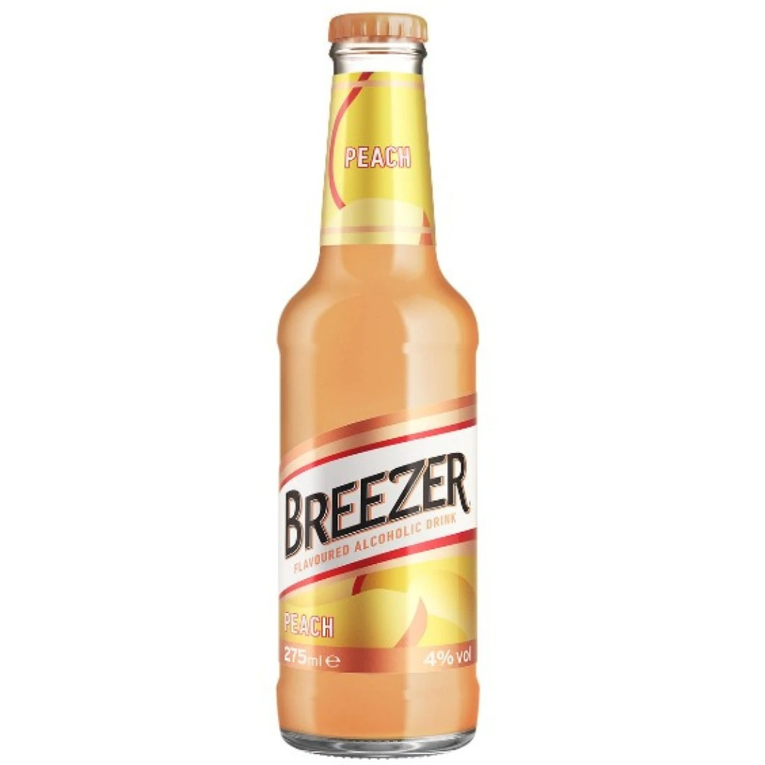 Breezer Peach Flavoured Alcoholic Drink 275ml