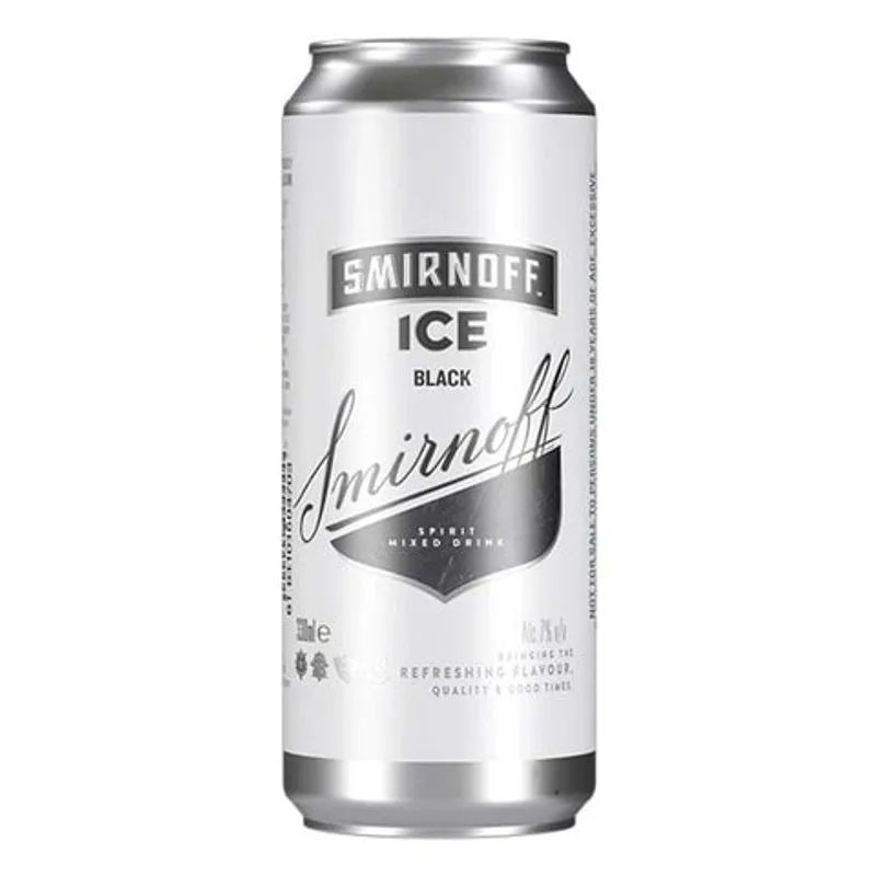 Smirnoff Ice Black Can Vodka 330ml
