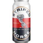 Striped Horse Premium Lager Can 500ml